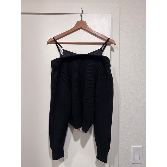 alexanderwang.t Off-Shoulder Ribbed Knit Sweater – Size S - Picture 10 of 10